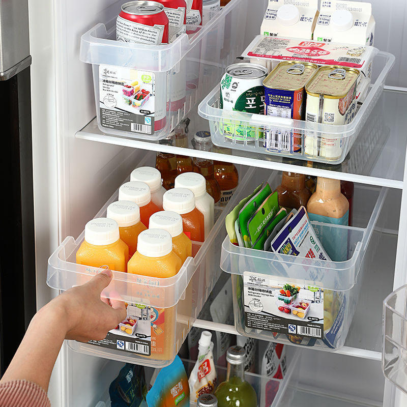 Refrigerator storage box, household drawer refrigerator crisper box, kitchen storage and food storage box, crisper box