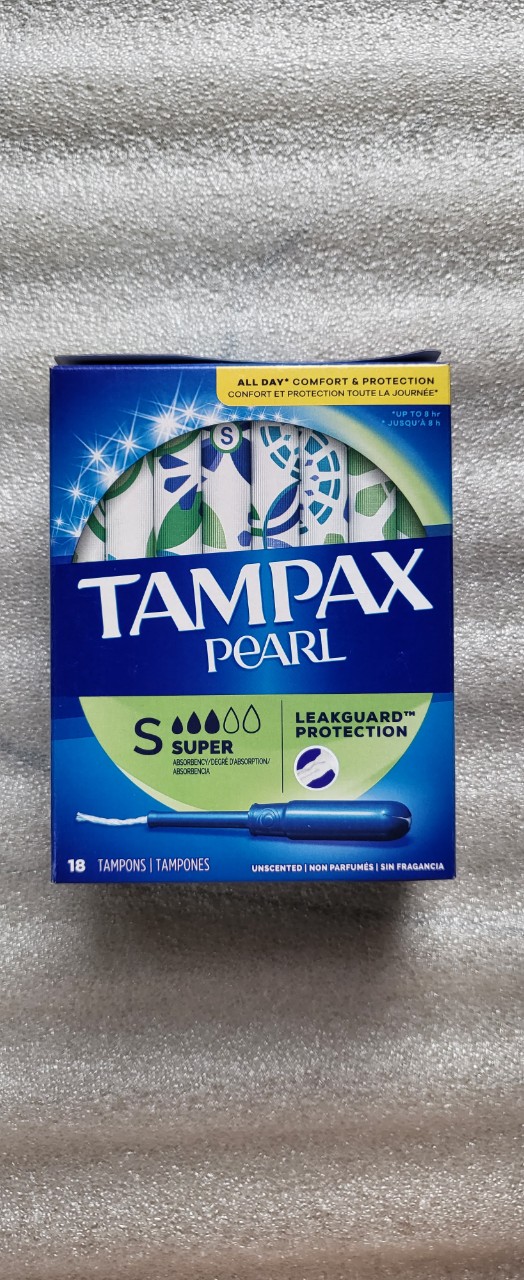 Tampon Tampax Pearl ( có ống đẩy ) lẻ 1 cái