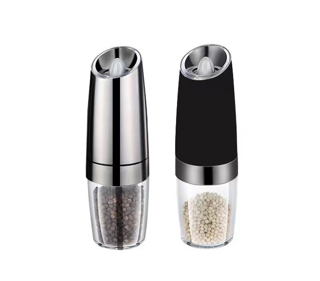 Salt Pepper Grinder Battery Operated Salt Pepper Grinder Battery Operated  Gravity Induction Electric Salt Pepper for Salt