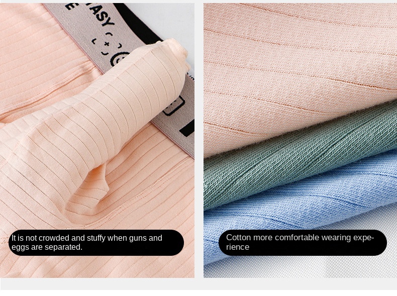 Summer%20Pure%20Cotton%20Men's%20Underwear%20Breathable%20Bullet%20Separation%20Mid%20Waist%20Flat%20Angle%20Underwear%20Solid%20Color%20Thin%20Comfortable%20Antibacterial%20Quick%20Drying%20Traceless%203065-XB%20-%20Image%205