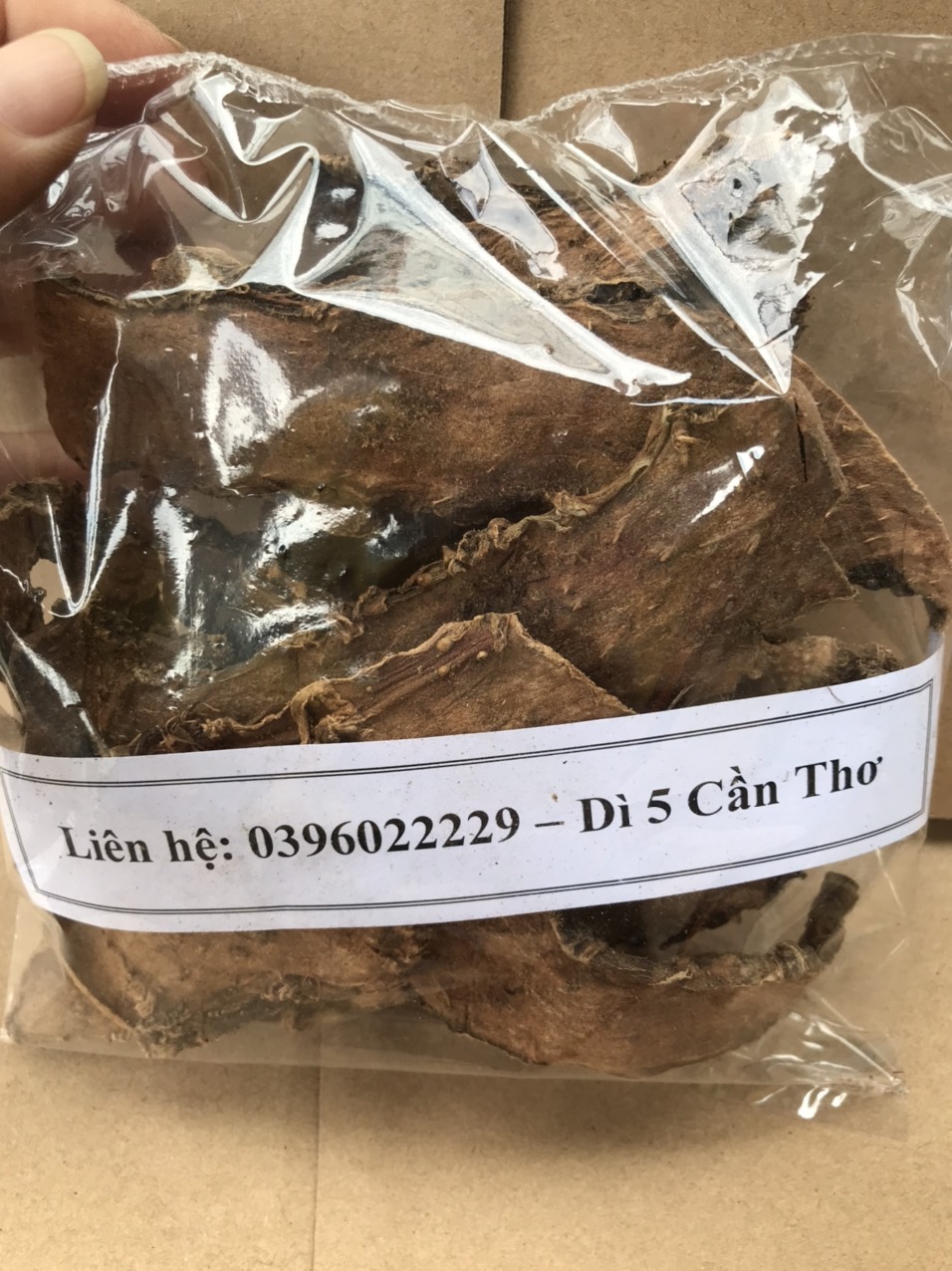 Củ mướp gai phơi khô 1 ký sạch đẹp