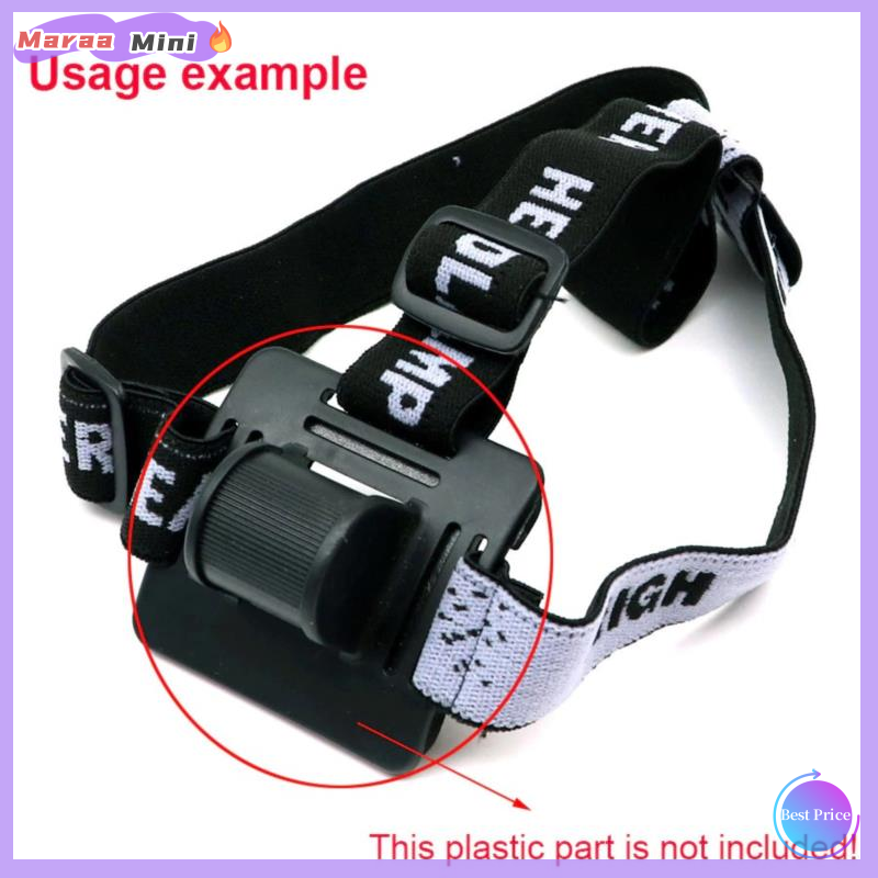 Maraa phổ đầu điều chỉnh được Đèn dây đeo độ co giãn cao phía trước headband cho LED