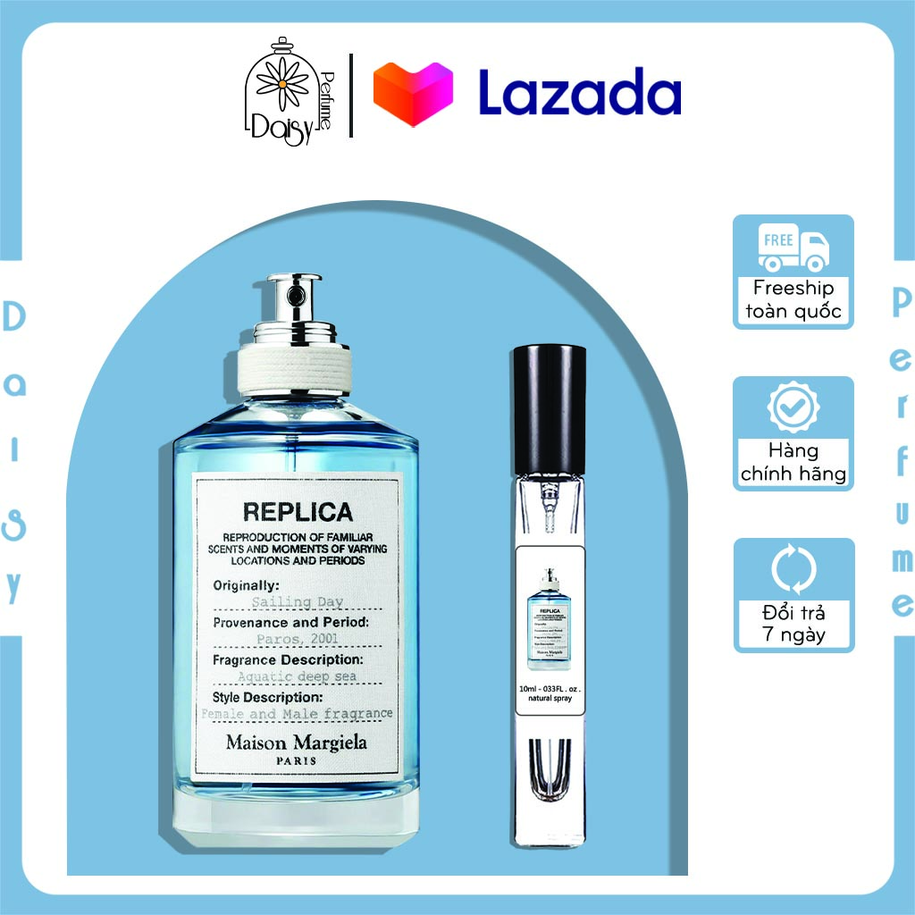 Nước hoa unisex Maison Margiela Sailing Day 5ml/ 10ml/ 20ml chính hãng hương thơm tươi mát, gợi cảm, thanh lịch cho mùa hè Daisy Perfume