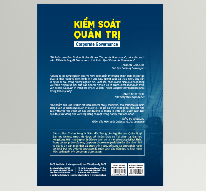 Sách - Kiểm Soát Quản Trị (Corporate Governance) - Bob Tricker - PACE Books