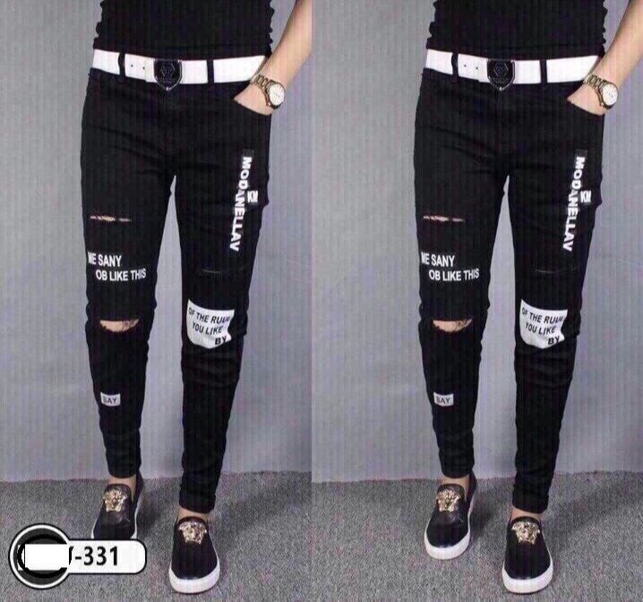 Quần jeans nam co giãn  cá tính