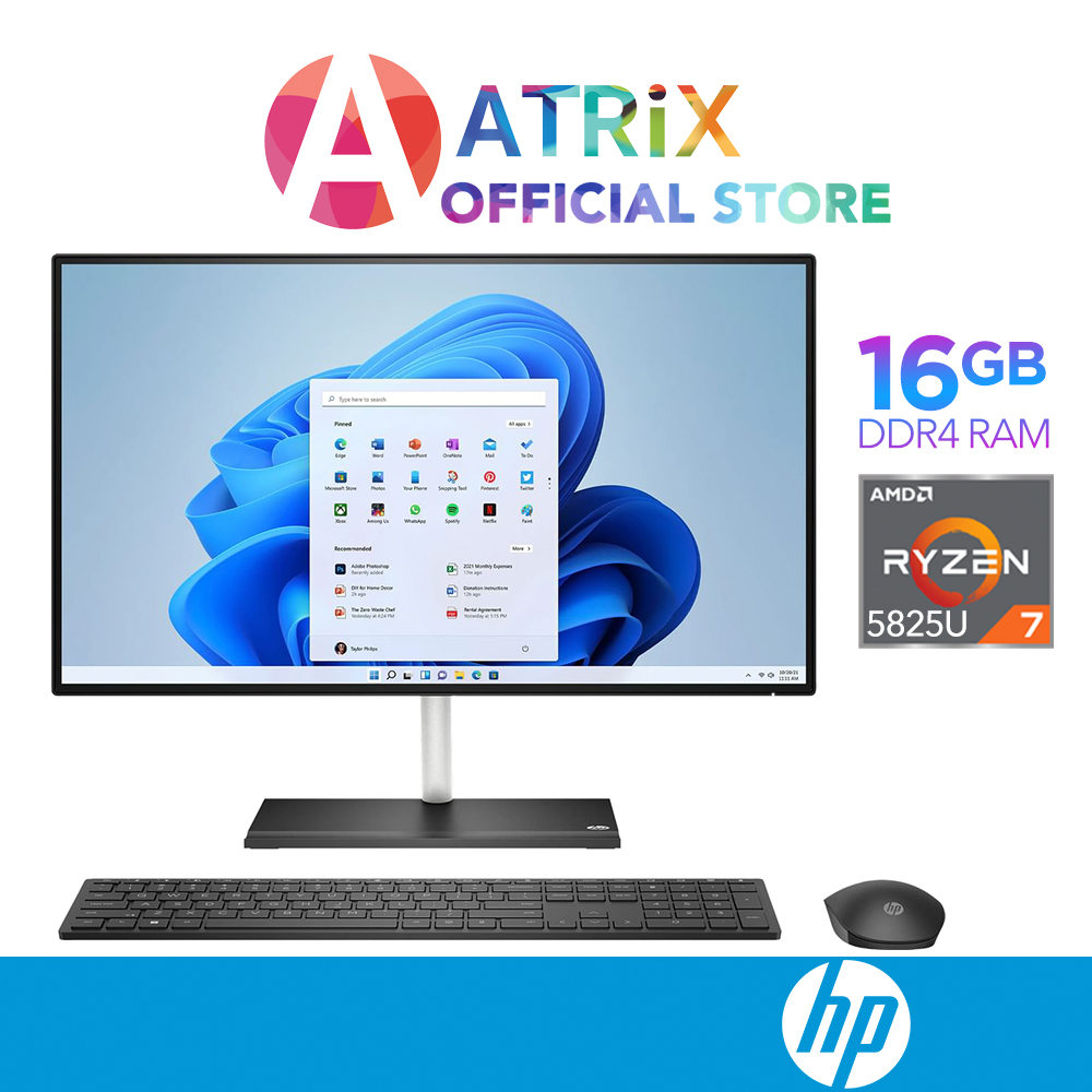 Free Ext Wty|MS Office】HP All-in-One e 24-ck0011d/24-ck0012d PC