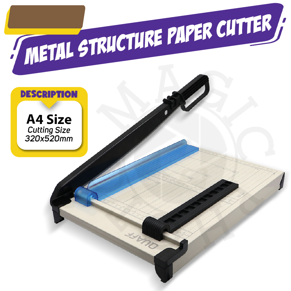 Magic photo QUAFF Paper Cutter Metal Structure A4 Size with Paper ...