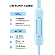 ภาพขนาดย่อของภาพหน้าปกสินค้าIn-Ear หูฟังอินเอียร์ แบบมีสาย กีฬาหูฟังแบบมีสาย Super Bass 3.5 มม. สำหรับเล่นกีฬา ควบคุมสายสนทนา ไมโครโฟนชัด สำหรับ iPhone H SAMSUNG OPPO VIVO Xiaomi Realme จากร้าน ELECTERIQ POWER บน Lazada ภาพที่ 3