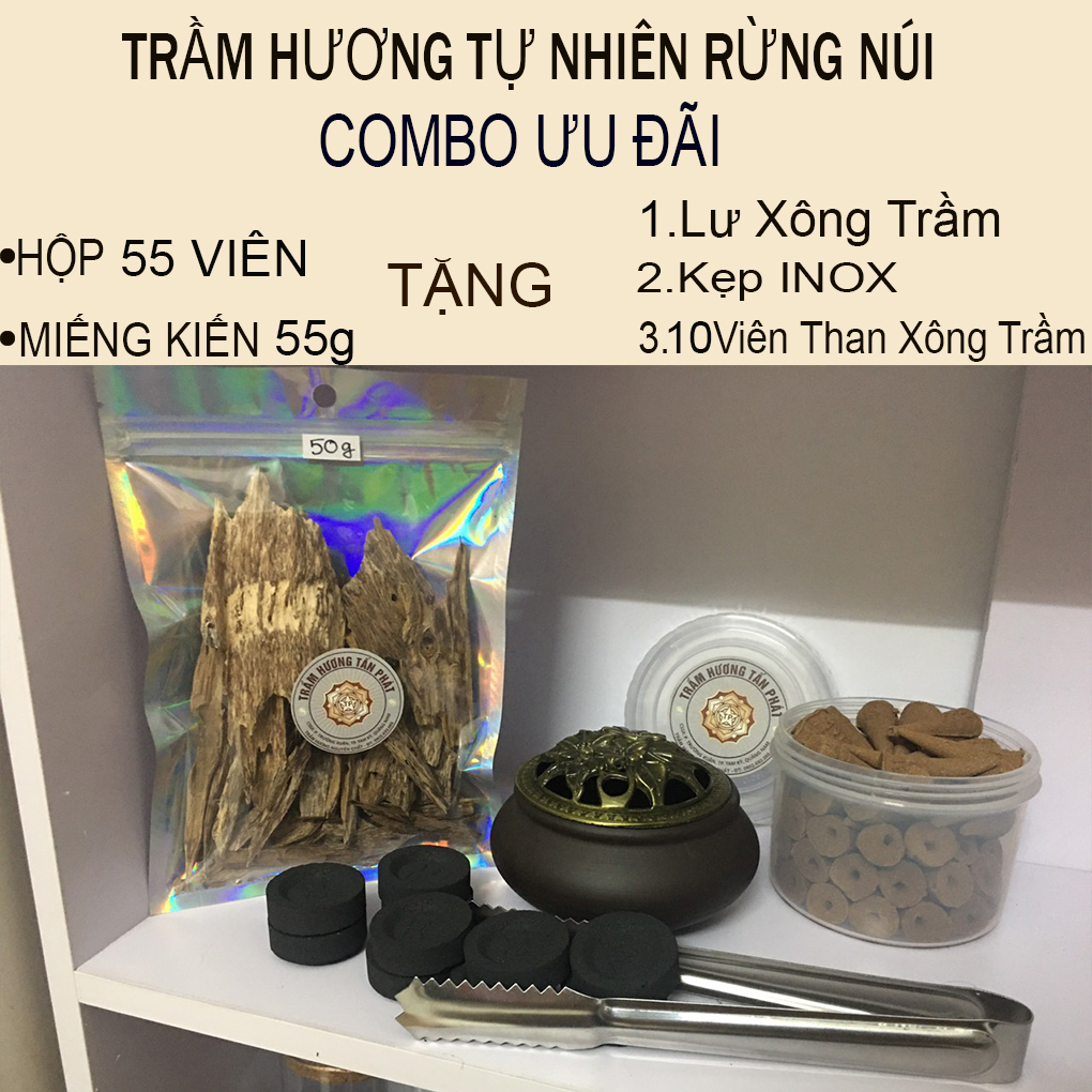 Trầm Hương Thơm Phòng Tự Nhiên  ( Bộ ComBo Ưu Đãi 2 trong 1)