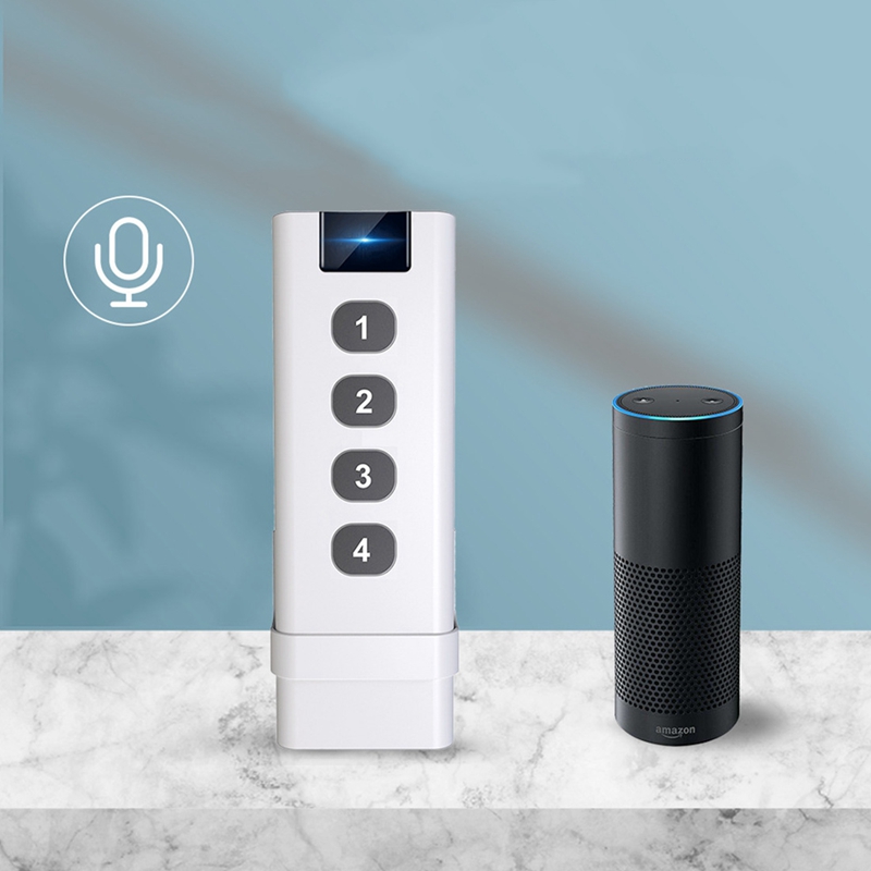 TUYA ZigBee Smart House Wireless Scene Switch 4 Gang Remote Portable Tuya Zigbee Hub Required No Limit to Control Device