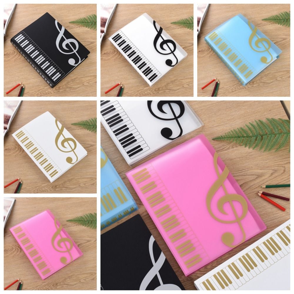 ROBERTA Musician Multi-layer Document Container A4 Paper Folder File Organizer Student Music Score Folder Piano Paper Sheets Folder Music Score Storage Organizer Document Storage Organizer