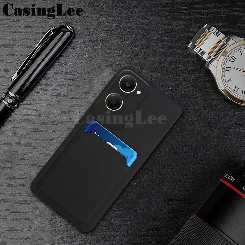 For Vivo Y03T Case Soft Card Holder Slot Silicone Wallet For Vivo Y03T Back cover Phone Cases.