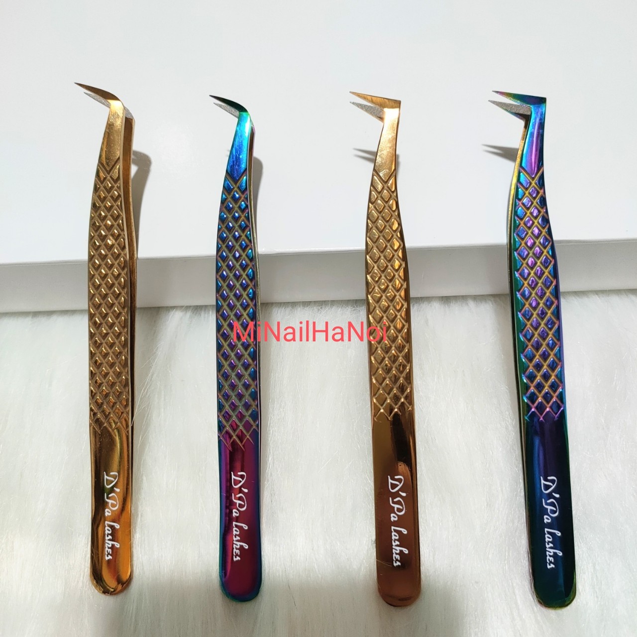 Nhíp Volume D'Palash cao cấp, Mũi nhám( Chuyên dùng để tạo fan, nối mi volume, tách mi )15D - 20D.