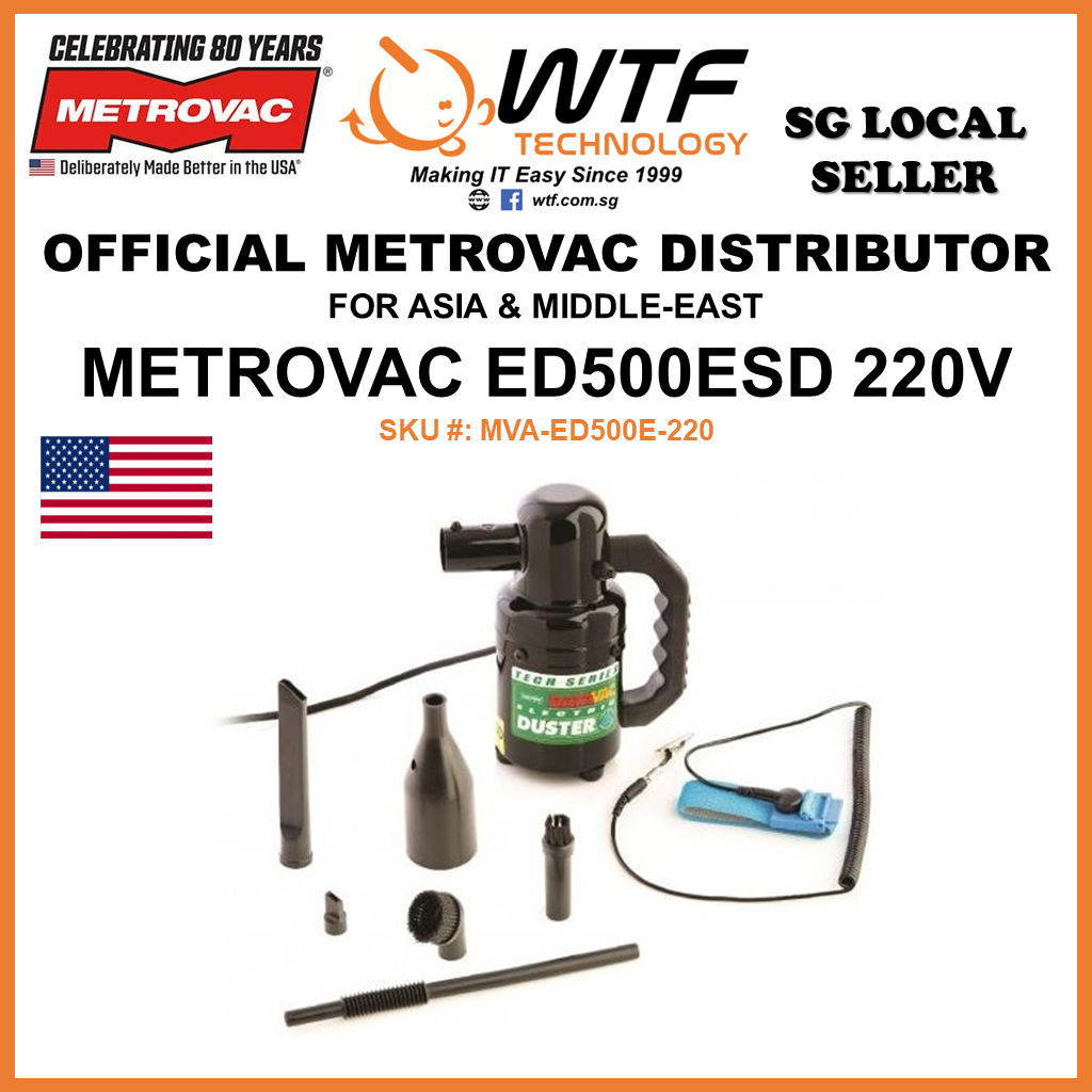 MetroVac® DataVac® ED500 / ED500ESD Electric Duster (Made In U.S.A ...