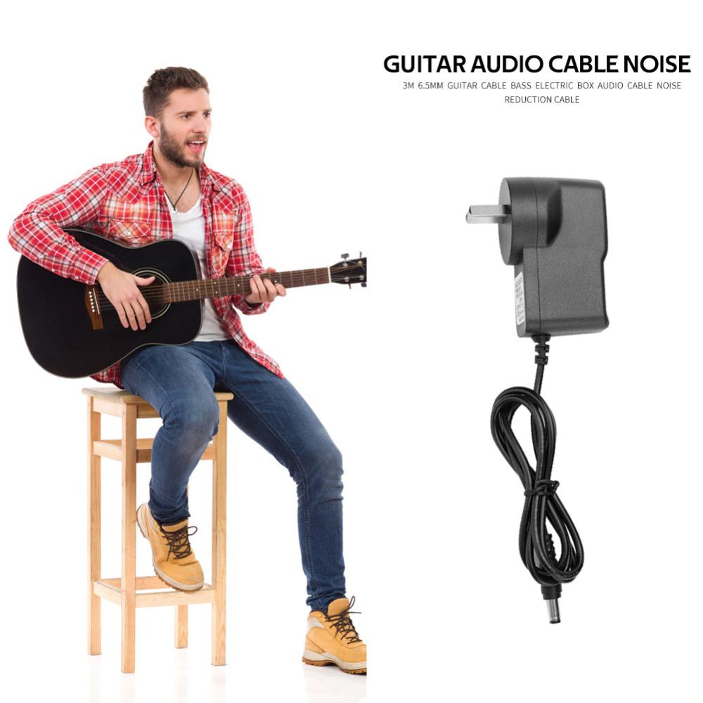Công suất bàn đạp hiệu ứng guitar với 1 đến 4 cách cáp DC 9V 1A Bộ chuyển đổi điện