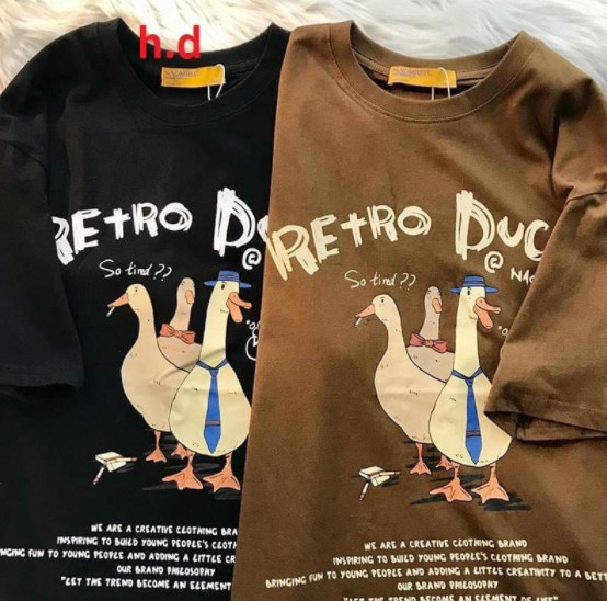 áo phông 3 con vịt/chất cotton mềm siêu cute