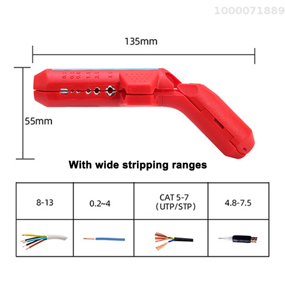Wire Stripper Cable Crimper Pliers Crimping Tool Cable Stripping Wire Cutter Multi Tools Cut Line Multifunctional Hand Tools