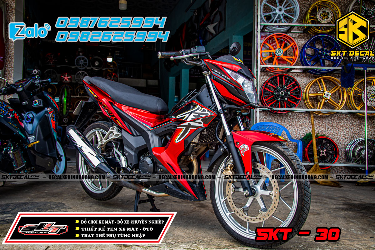 tem rời sonic đỏ đen hayabusa 30