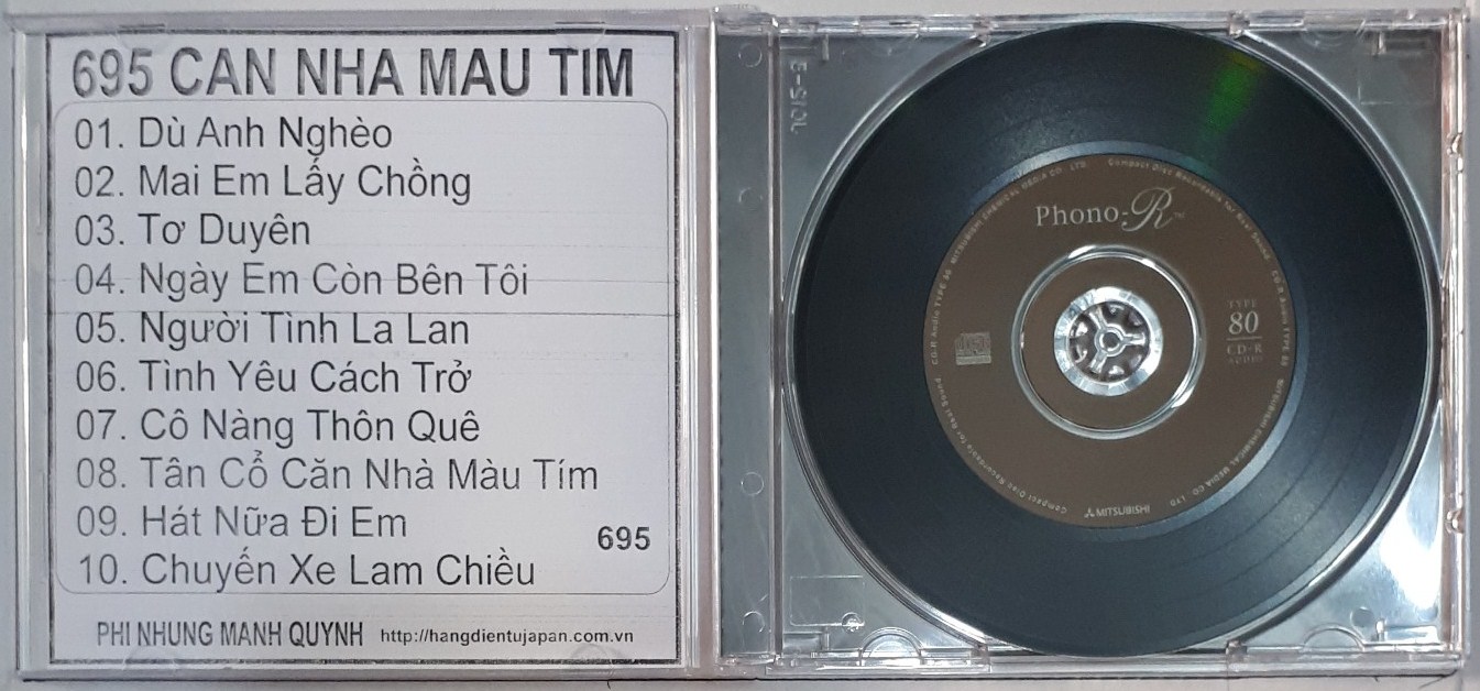 Bộ 7 cd ca sĩ mạnh quỳnh combo 1