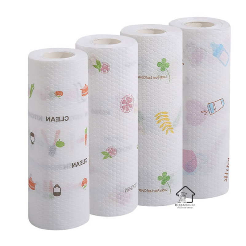 Giấy Cuộn lau bếp đa năng siêu dai có thể tái sử dụng nhiều lần