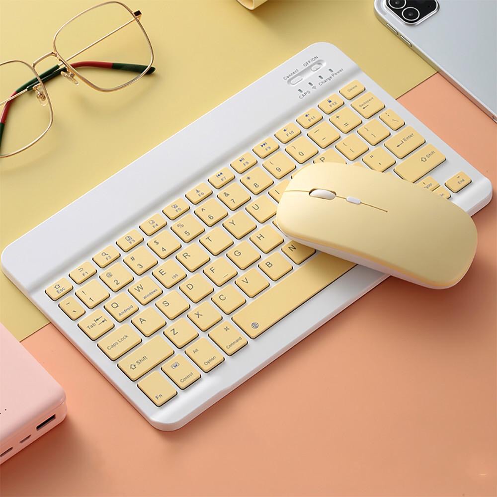 Bàn phím Bluetooth không dây TẶNG chuột không dây