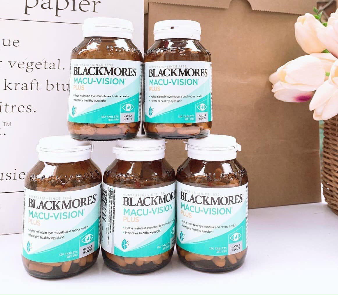 Bổ mắt Blackmores Macu Vision Plus dòng cao cấp 120 Tablets
