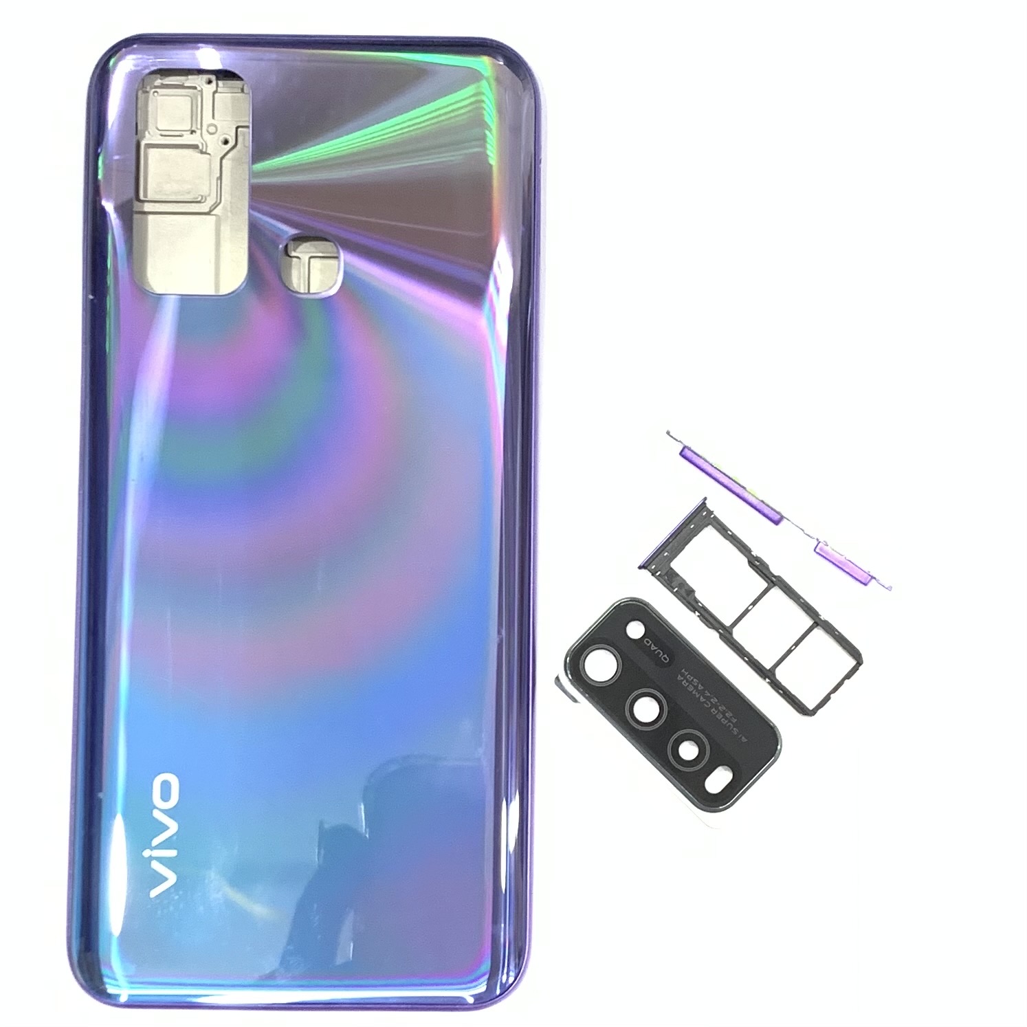 Vỏ bộ Vivo Y30 full bộ (khung sườn + nút , khai sim , kính camera )