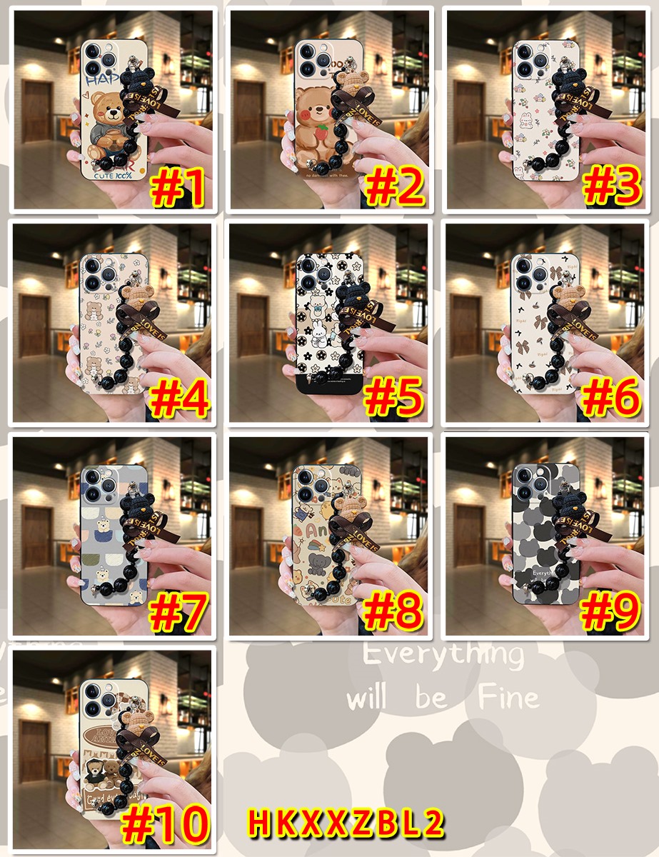 Black pearl pendant protective case Phone Case For ZTE Blade A35/A55 soft case Anti-knock phone case Waterproof Cartoon. 