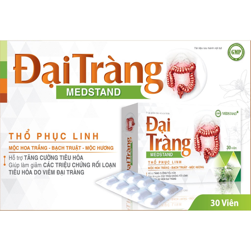 Đại tràng Medstand - Hộp 30 viên
