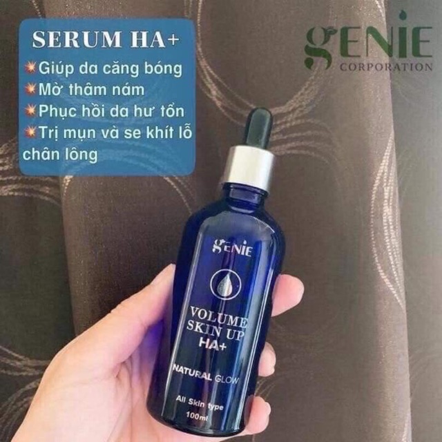 [Chính Hãng] Tinh Chất Cấp Nước Serum Volume Skin Up HA+ Genie – Dưỡng Ẩm Sâu, Căng Bóng Làn Da