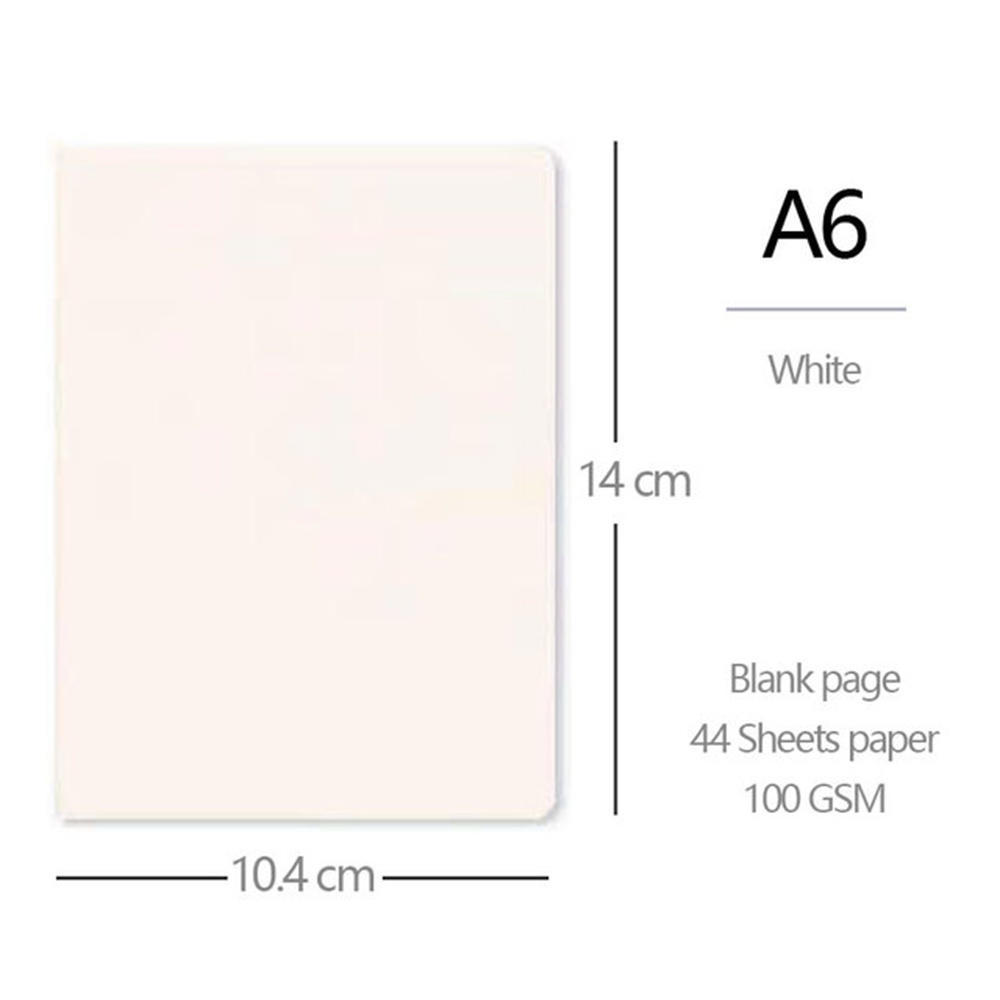 44 Sheets Notebook Portable Memo Pad Small Size Notebook A6 Planner Diary Kawaii Stationery Blank Page Journal School Supplies 44 Sheets Notebook Sketchbook Memo Pad Cute Stationery Journal Diary Planner