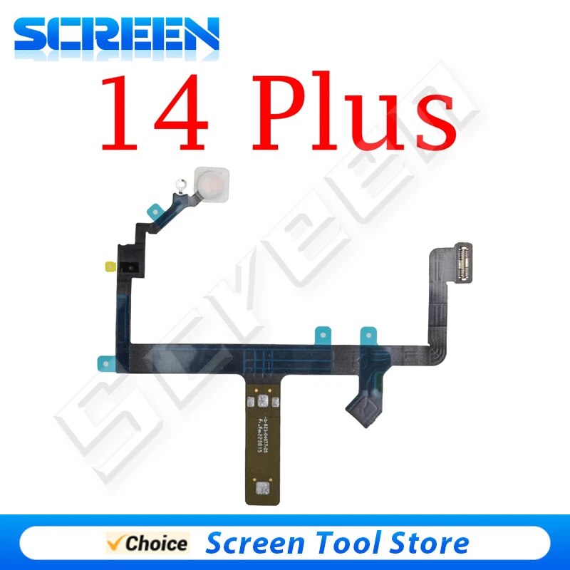 1pcs Proximity Distance Ambient Flash Light Sensor LED Flex Cable Repair Parts For iPhone 12 13 14 plus Pro max Repair Part. 