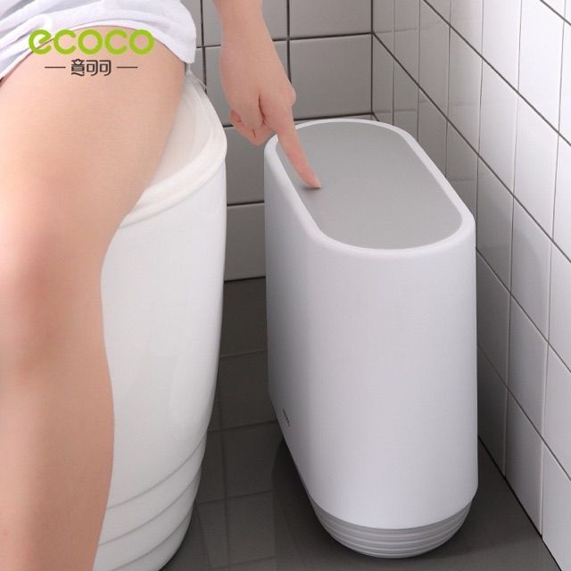 Thùng rác tiện ích 10L ECOCO thông minh 1906