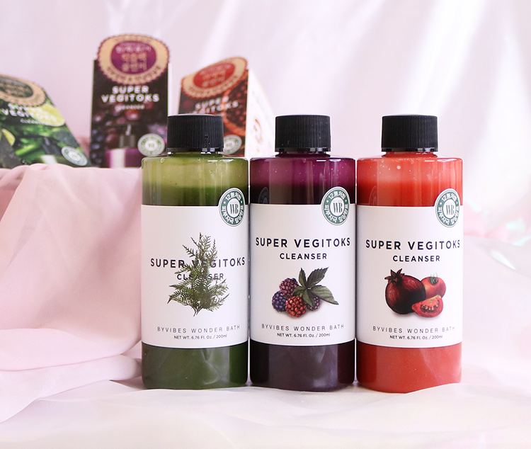 Sữa Rửa Mặt Rau Củ Bybibes Wonder Bath Super Vegitoks Cleanser