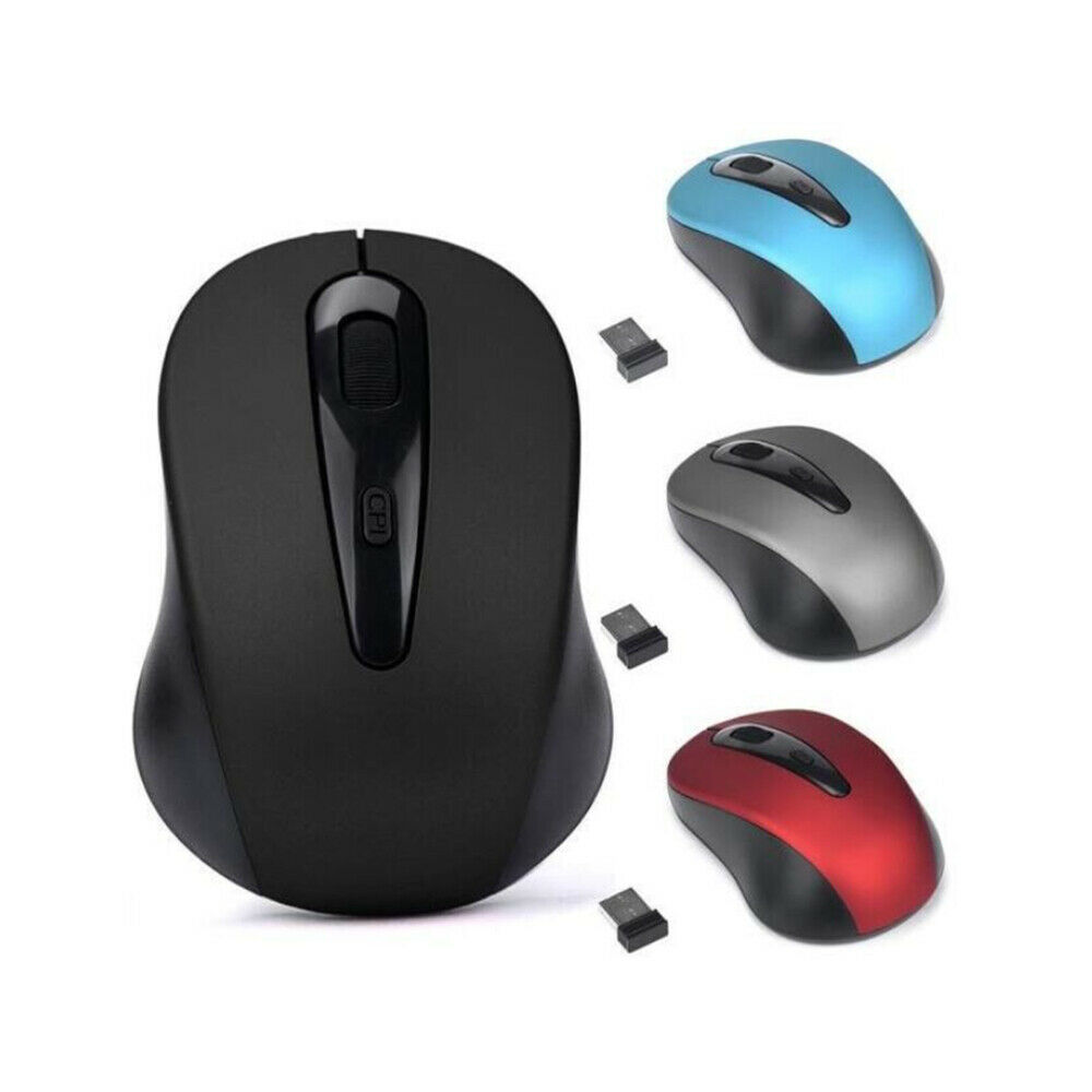 2.4G Wireless Mouse 1600DPI Adjustable Mini Optical Computer Mouse For Laptop Desktop