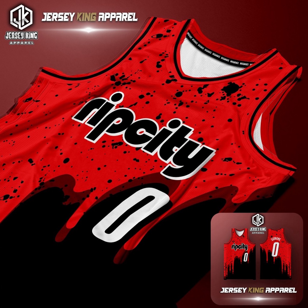 Custom Basketball Wear Red Design Sublimation Jersey Logo Number
