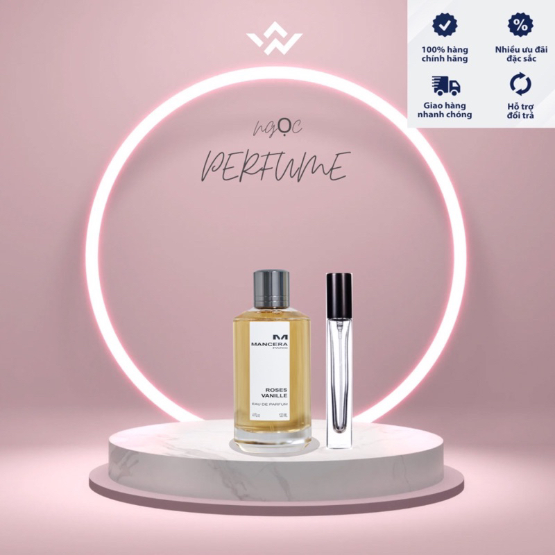 [Auth] Nước Hoa Nữ Mancera Roses Vanille
