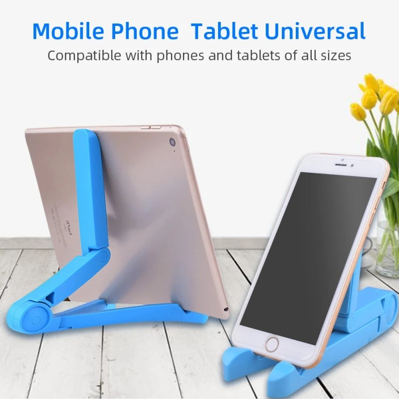 Desktop Stand Portable Lazy Multifunctional Triangle Folding Tablet Mobile Phone Tablet Stand