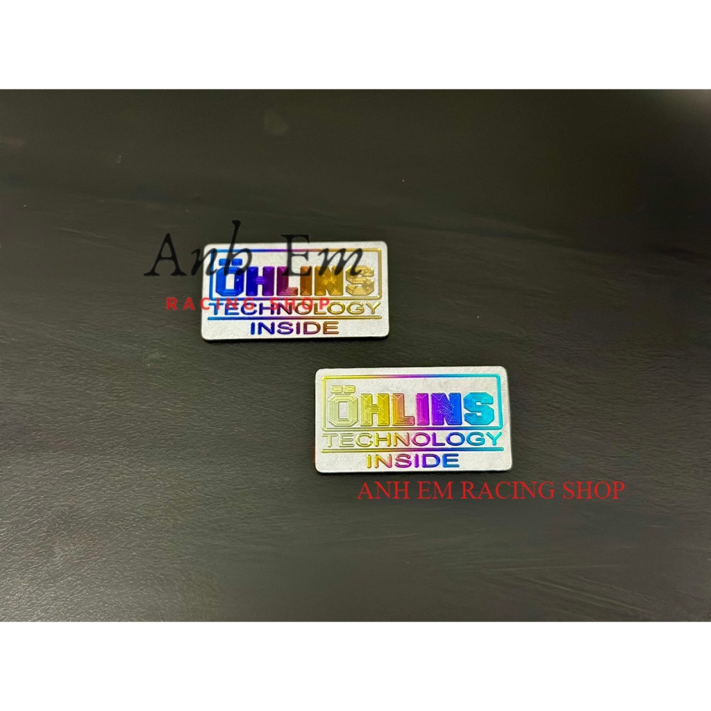 Tem dán chân phuộc xe tay ga vario ab mẫu ohlins v2