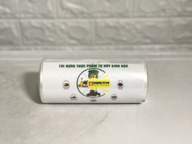 Túi đựng thực phẩm tự hủy sinh học (cuộn 500gr)