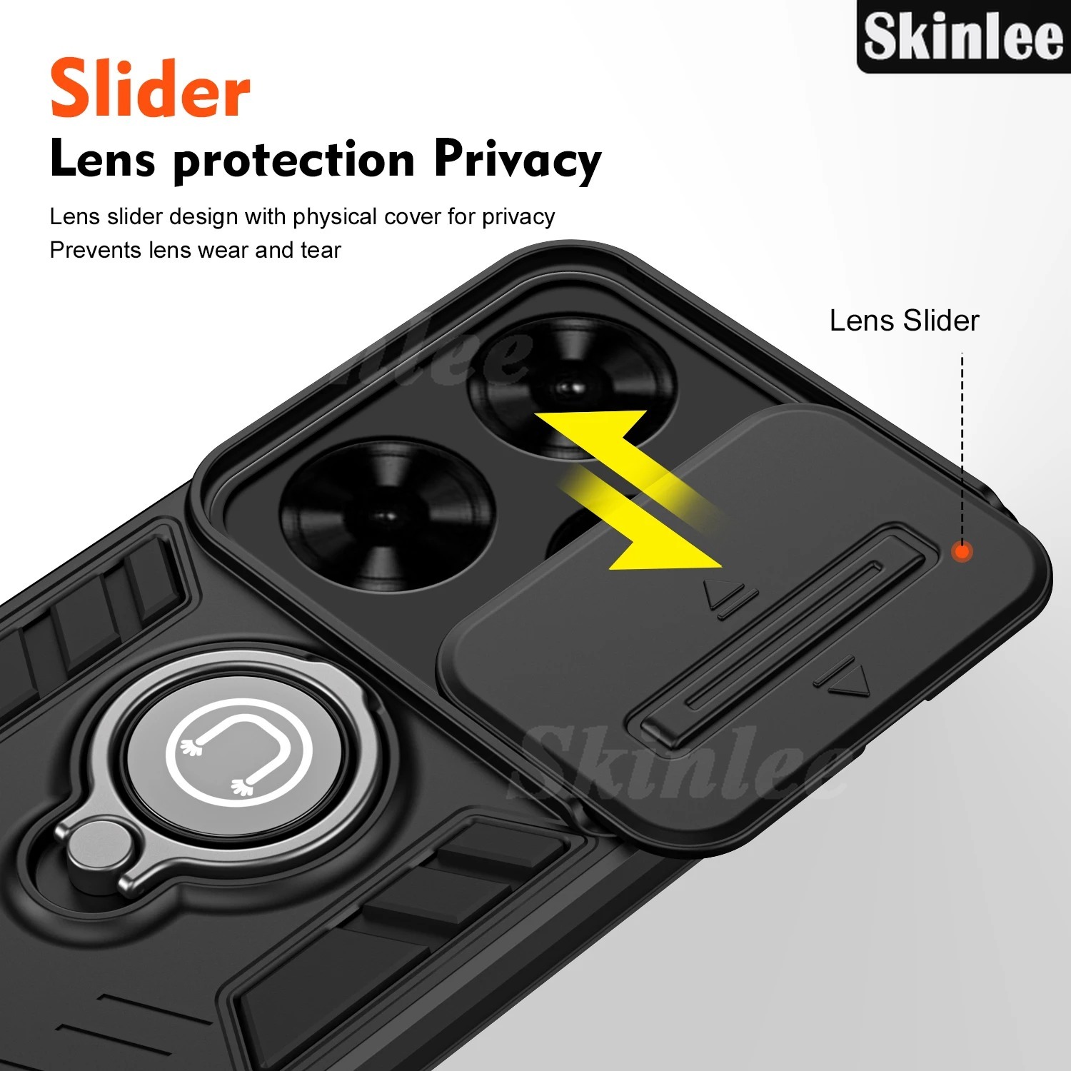 Phone case For infinix Smart 8 Pro Back cover Hard Armor Shockproof Camera Protection Bracket Navigation Holder Ring cover for infinix Smart 8 Plus Cover cases.
