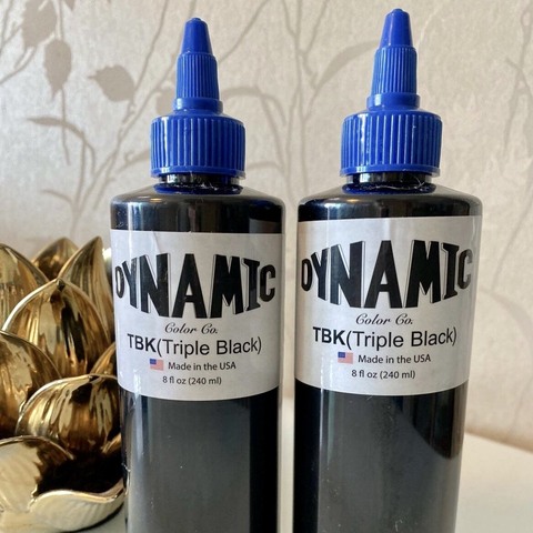 Mực xăm tattoo Dynamic Black TBK 8oz/1oz