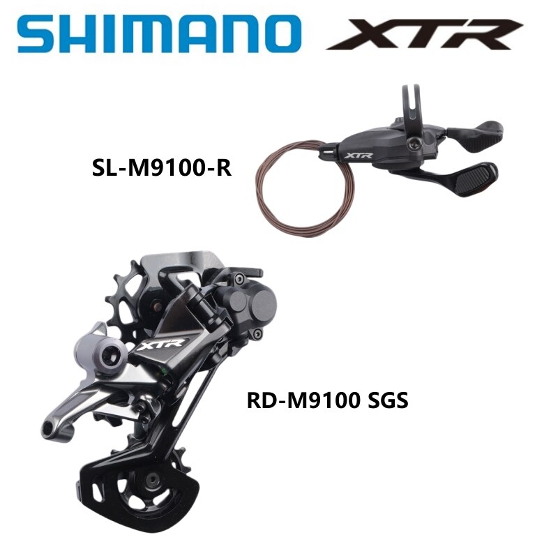 Shimano deore slx xt xtr m6100 m7100 m8100 m9100 12 speed shifter rear derailleur original for mountain bikes kit