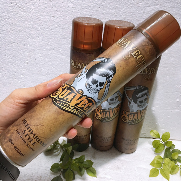 Combo Gôm Xịt Tóc Suavecito và Sáp vuốt tóc CAEV tặng kèm lược