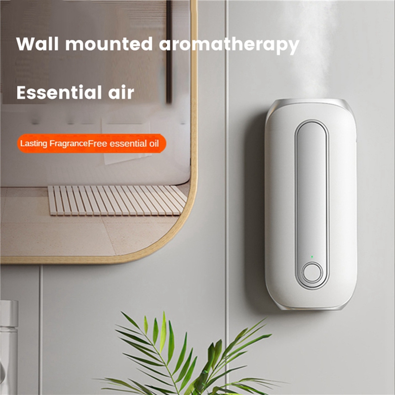 (C G K Essential Oil Diffuser Electric Diffuser Essential Oil Diffuser Wall-Mounted Big Battery 4 Modes Purifier