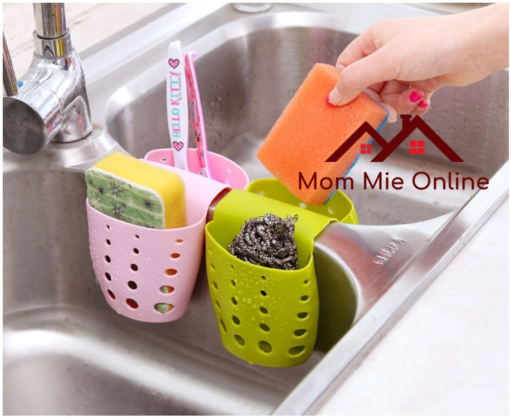 [Xả hàng] Giỏ nhựa dẻo đôi đựng vật dụng rửa chén - B102