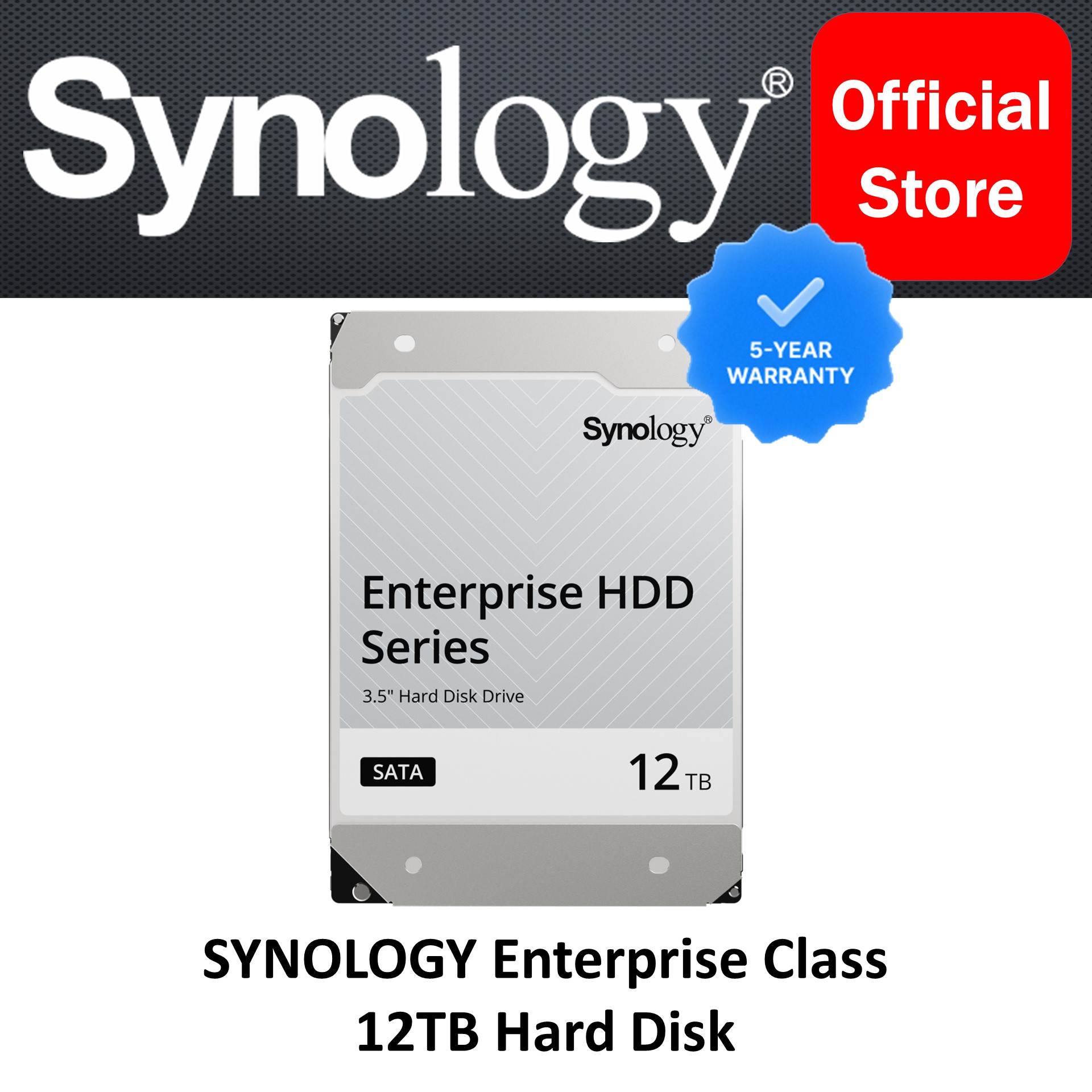 SYNOLOGY Official Store] SYNOLOGY Enterprise Grade Hard Disk