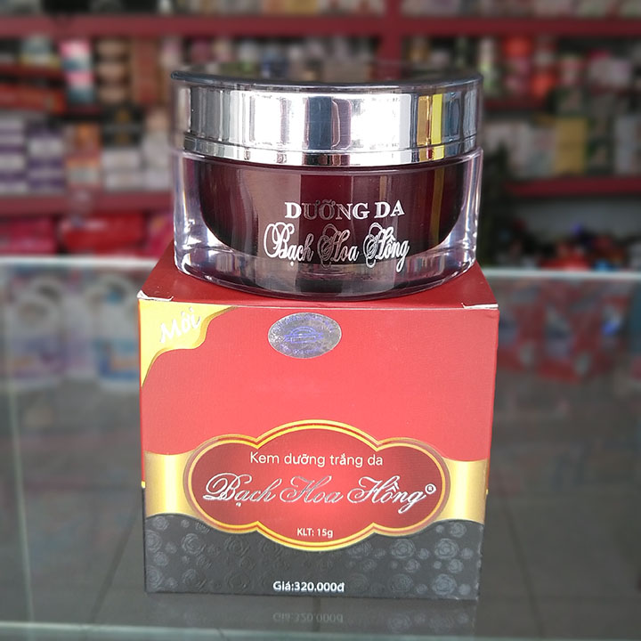 Kem dưỡng trắng da - chống nắng bạch hoa hồng 15g - 8936090320051