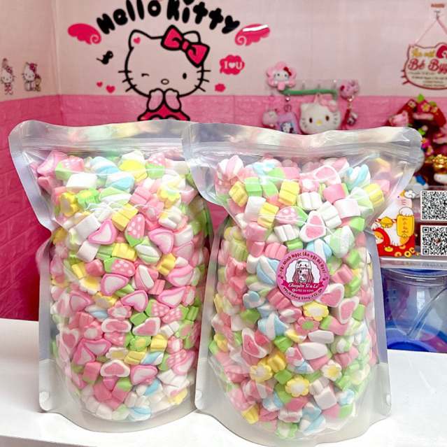 500g kẹo bông gòn marshmallow mix