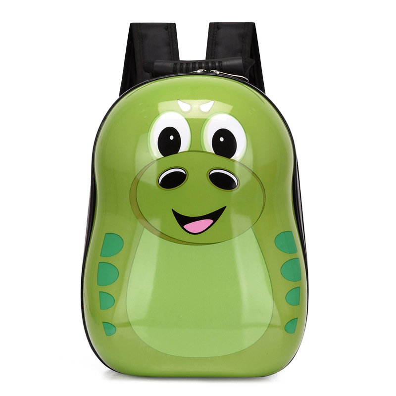YA ZHOU LONG Children's trolley suitcase, small suitcase for boys and girls, eggshell spinner, 3D cute suitcase, children's backpack
